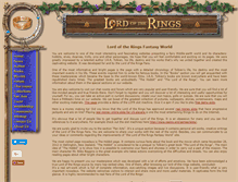 Tablet Screenshot of lord-of-the-rings.org